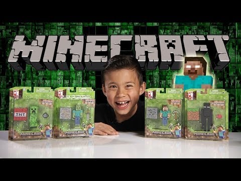 papercraft Enderman, &  Review Steve minecraft evantubehd Zombie!!!  FIGURE MINECRAFT Creeper,