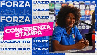 Conferenza stampa CT Bertolini e Gama | Italia-Belgio | Women's EURO 2022