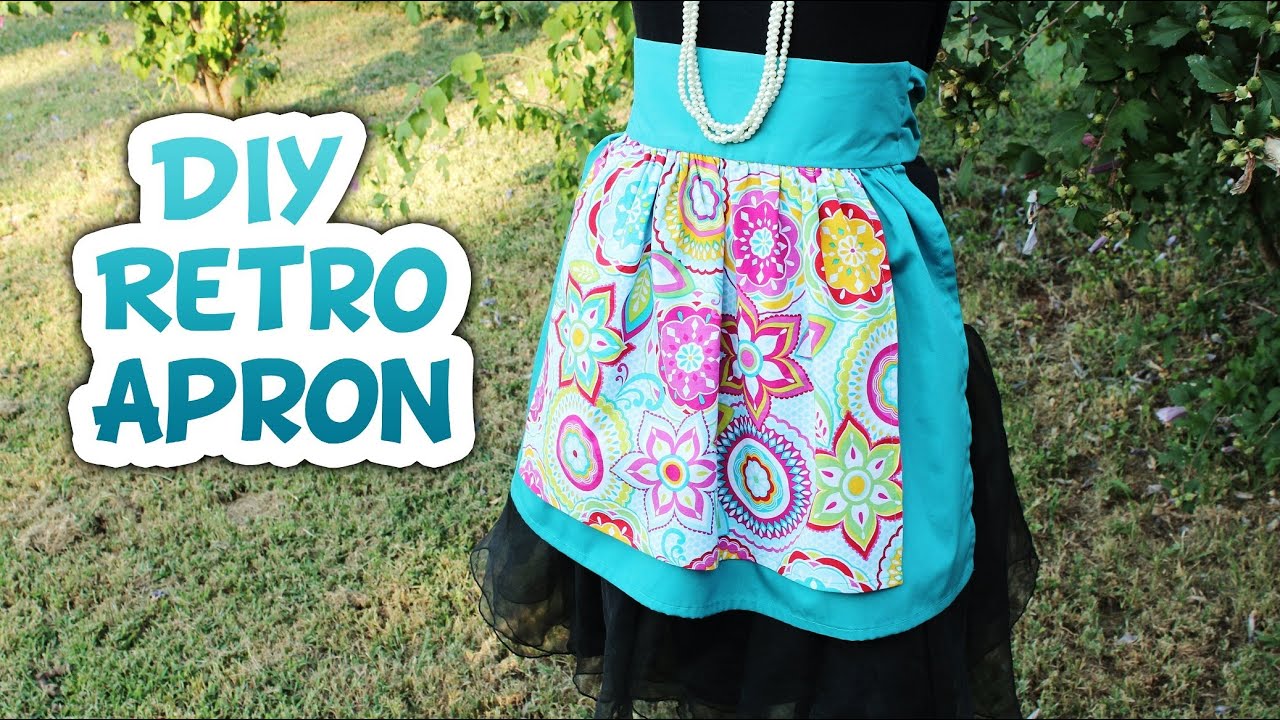 Youtube Apron Pattern | diy retro half apron tutorial whitney sews youtube Youtube Apron Pattern | diy retro half apron tutorial whitney sews youtube