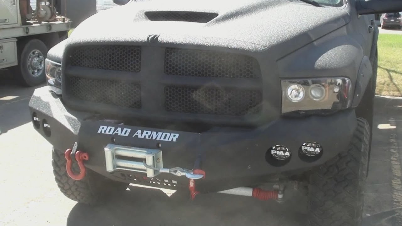 Dodge RAM 3500 Complete Rhino Lining Entire Truck YouTube