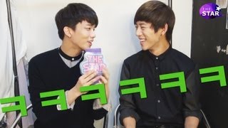 [TheSTAR] B.A.P 짝꿍인터뷰, 대현-영재 '눈부신 안구정화 라인'