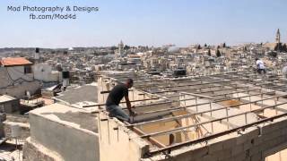 فيديو هدم بيت منذر حجازي في حارة السعدية - القدس 22-6-2013