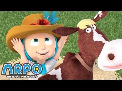 Daniel's Flower Hat! - Arpo the Robot | Funny Cartoons for Kids | Kids Series | Animation