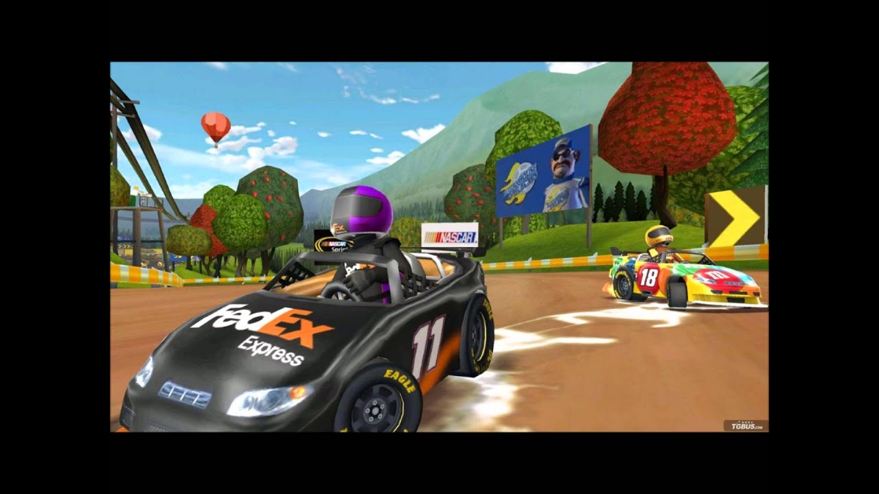 Car Games  NASCAR Kart Racing new wii game for kids online review 