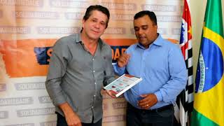 David Martins recebe o vereador de S.B. do Campo, Ivan Silva