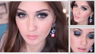 ♥Новогодний♥ Макияж: ровный тон лица, сияющие глаза Makeup tutorial