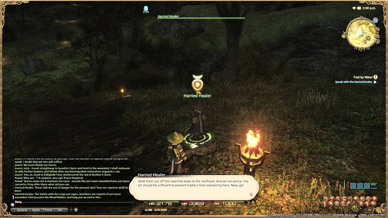 Final Fantasy XIV A Realm Reborn - Conjurer Lv15 Quest - Trial by ...