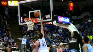 Ricky Rubio's SWEET No-Look Pass to Kevin Love