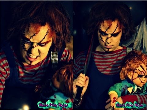 Halloween Make up Chucky Toy Maquillaje inspirado en Chucky