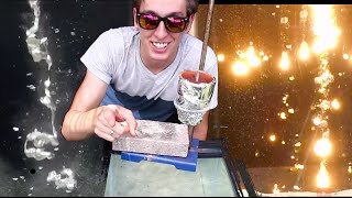 Pouring Molten Metals into Water Pouring Molten Metals into Water