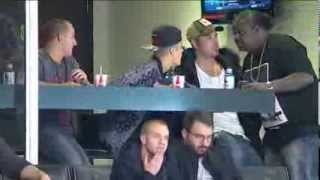 Justin Bieber at the Leafs Game