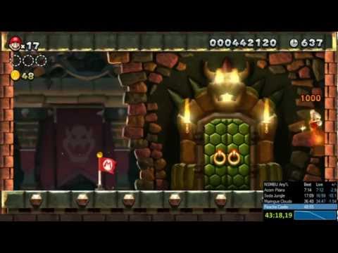 Hình ảnh trong video New Super Mario Bros. U Any% Speedrun 46:42