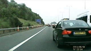 Cut up by idiot in BMW, M25 J6 anticlockwise