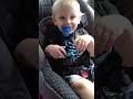 GANGNAM STYLE Baby dances to in car seat