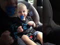 GANGNAM STYLE Baby dances to in car seat
