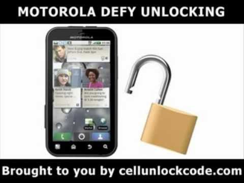 How to Unlock Any Motorola Defy Using an Unlock Code - YouTube