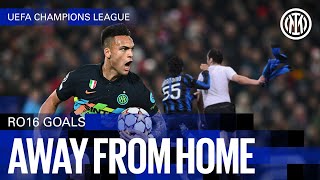 ETO'O, LAUTARO, PANDEV AND MORE 💥✨? | BEST GOALS IN THE #UCL LAST 16🙌🖤💙???? | AWAY FROM H🏟️🔥 ?????