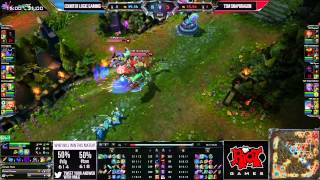 CLG (Counter Logic Gaming) vs TSM (Solomid) MLG Anaheim NA LCS Summer 2013 W3D3 || Full Game HD