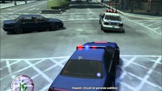 GTA IV - LCPD Mod - Chasing a stolen police vehicle