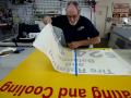 The Hinge method of installing Vinyl Graphics