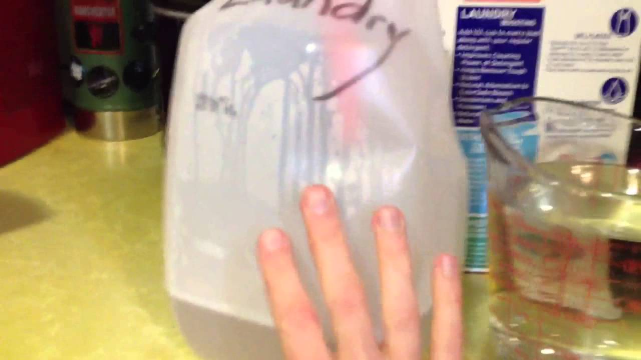 Easiest DIY Laundry Detergent with Dawn Dish Soap YouTube