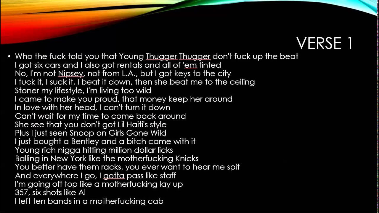 young thug lyrics young thug lyrics