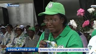 GABON / LEGISLATIVES 2018 : Hortense Joëlle Nse-Mvie soutenue par ses camarades du PDG