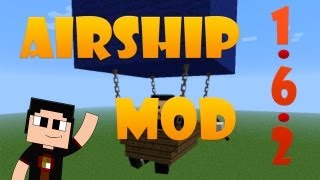 Minecraft de PC: Mod Review Nave Voladora I AirShip I para 1.6.2