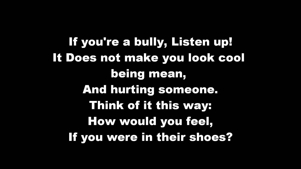 Anti-Bullying Poem. We Need to Take a Stand! We Need to Make a Change