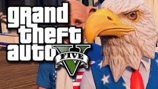 GTA 5 Online Funny Moments! - Roller Coaster Glitch and Firework Launchers! (GTA 5 Independence Day)