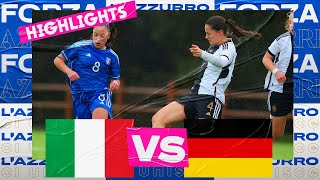 Highlights: Italia-Germania 0-2 | Under 17 Femminile | Amichevole