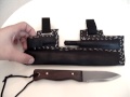 3 - Home Made Leather Sheath - Horizontal Carry For Condor Bushlore!