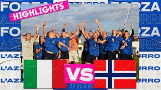 Highlights: Italia-Norvegia 1-1 - Under 19 Femminile (26 ottobre 2021)