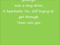 Texas Was You Lyrics Jason