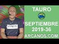 Video Horscopo Semanal TAURO  del 1 al 7 Septiembre 2019 (Semana 2019-36) (Lectura del Tarot)