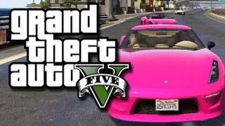 GTA 5 Races!  Funny Moments, Crashes, and Fights!  (GTA V Online Multiplayer Gameplay)