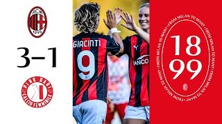Highlights | AC Milan 3-1 Pink Bari | Matchday 3 Women's Serie A 2020/21
