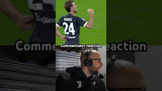 POV: the commentator reacts to Rugani 😅🤍🖤???