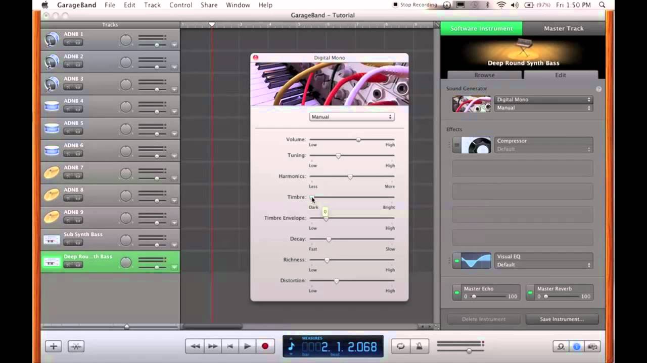 Sphinx Garageband Tutorial: Forming A Basic Dubstep Song Pt. 1 ...