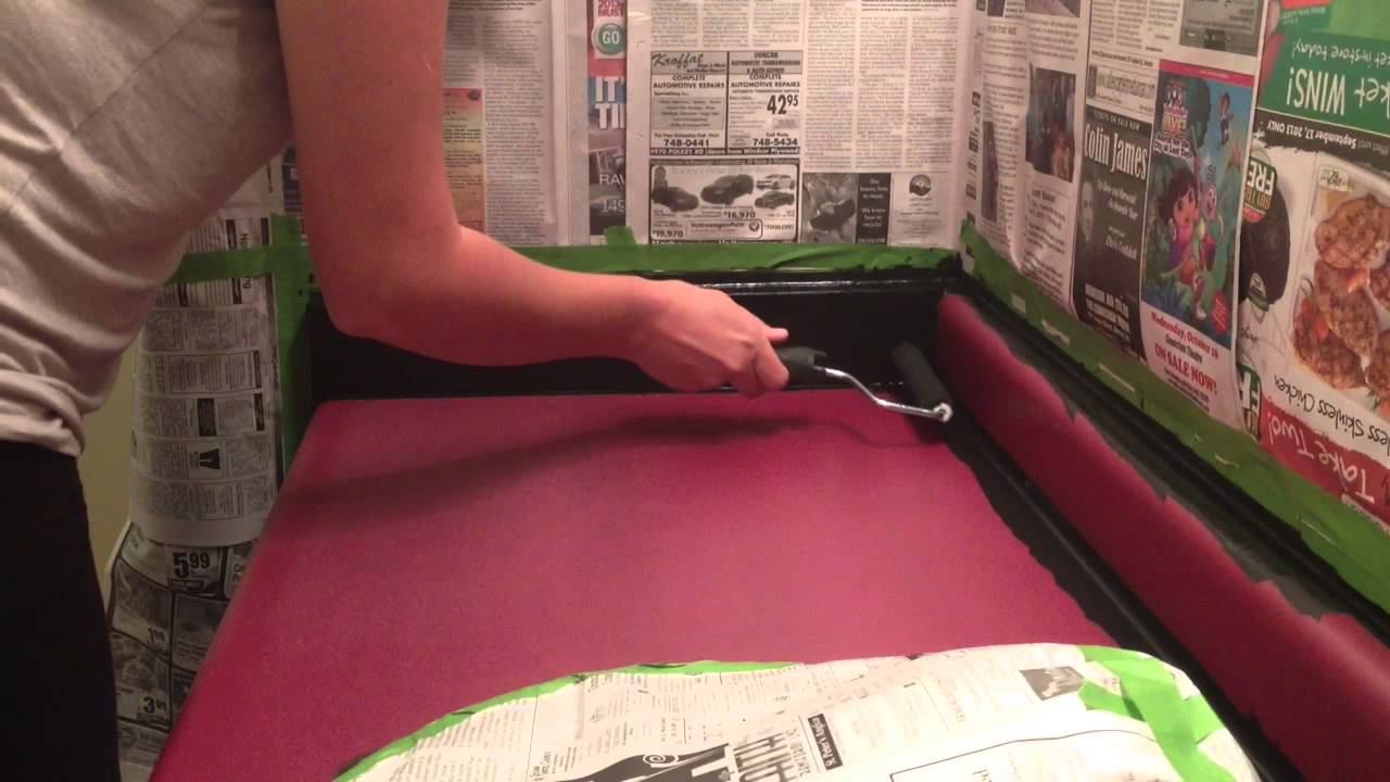 Painting Countertops with Giani Paints, Part 3 of 5 Painting Base ...