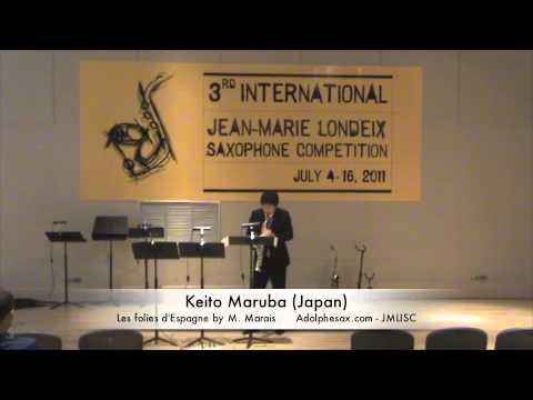 3rd JMLISC: Keito Maruba (Japan) Les folies d’Espagne by M. Marais