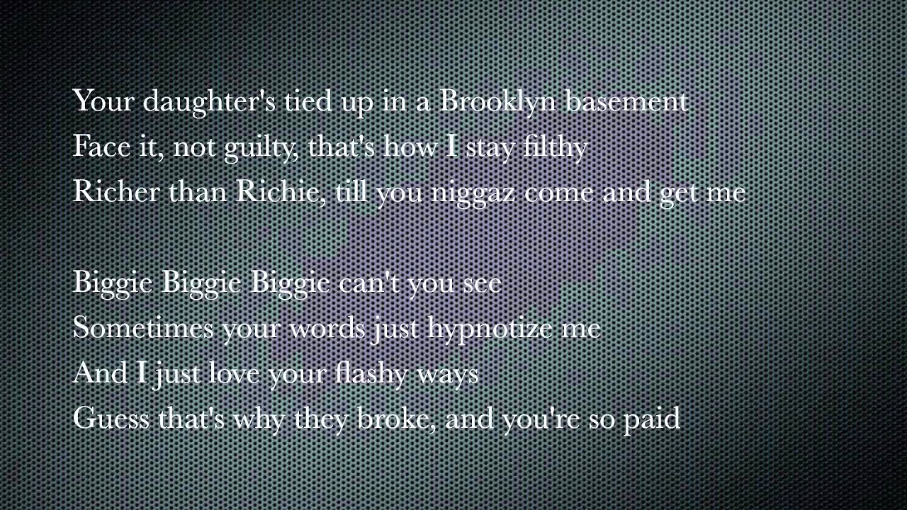 hypnotize the notorious big lyrics