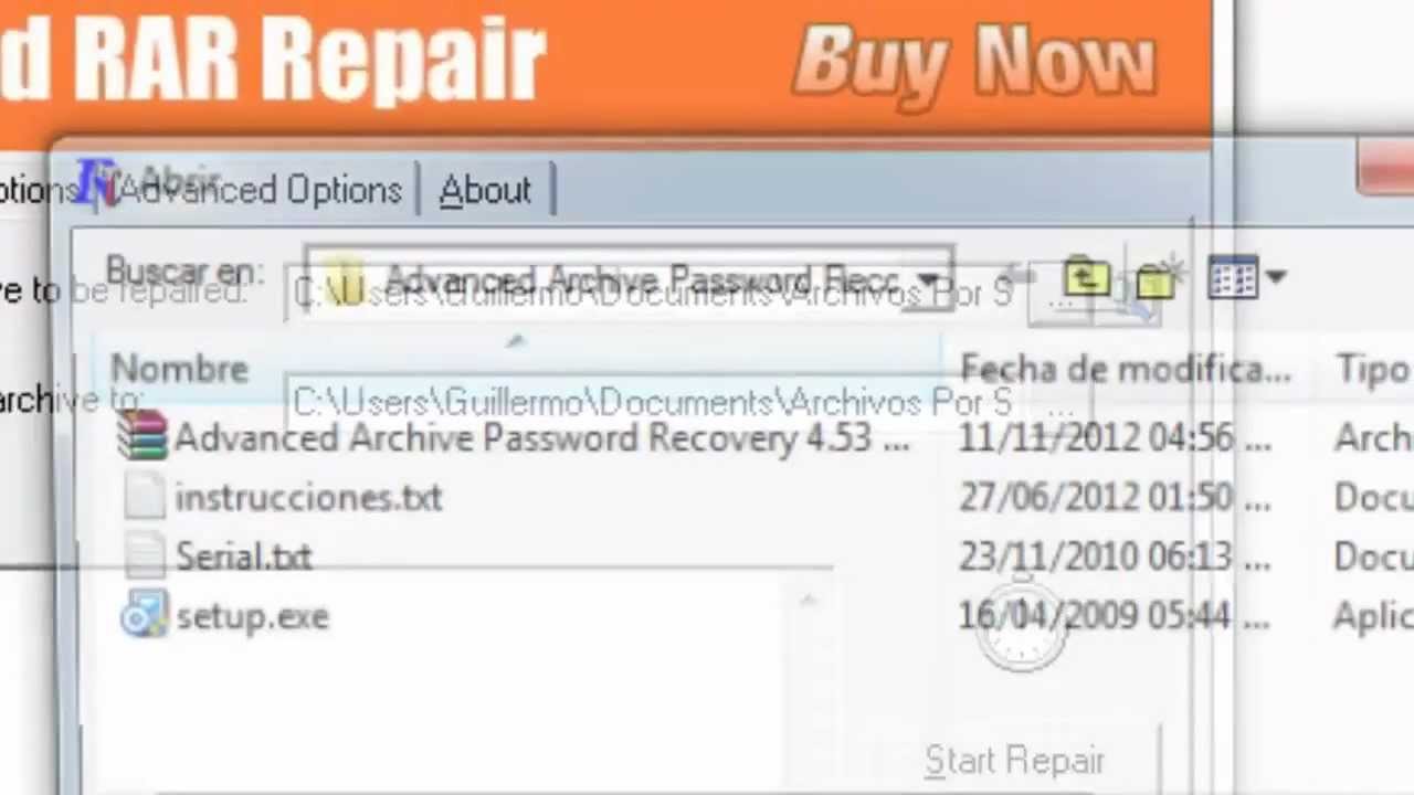 Advanced Rar Repair 1.2 Full