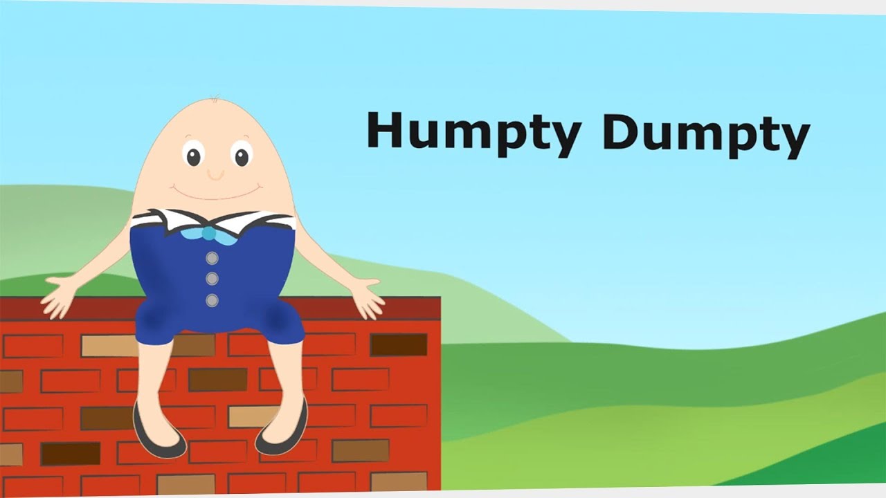 Humpty Dumpty Rhyme *** - YouTube