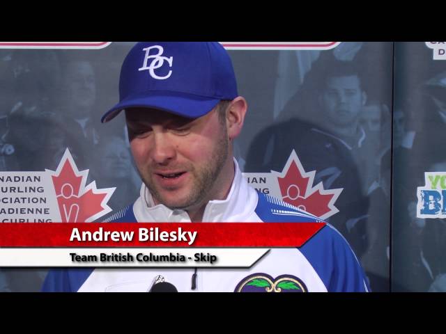 Draw 13 Media Scrum - 2013 Tim Hortons Brier