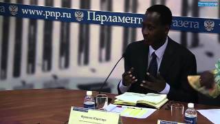 Брифинг Чрезвычайного и Полномочного Посла Руанды в России Жанны д"Арк Муджавамария