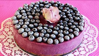 HEIDELBEER-EISTORTE | Blueberry Ice Cream Cake