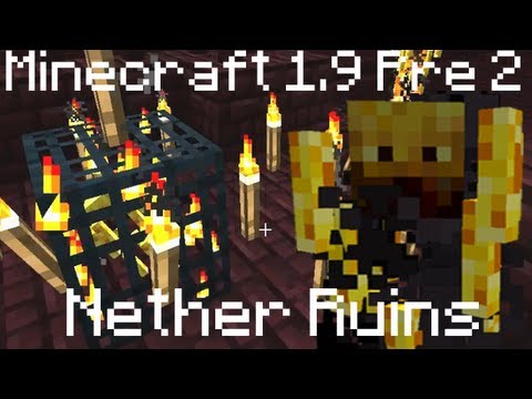 Minecraft - Nether Ruins - Part 2 (Blaze Spawner Fire Slime Magma Cube ...