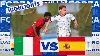 Highlights: Italia-Spagna 1-1 | Under 15 | Amichevole