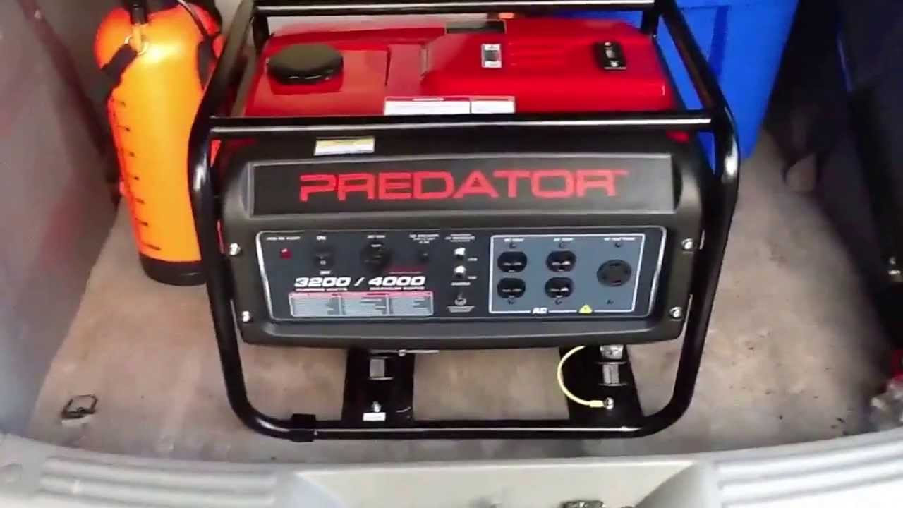 Harbor Freight Predator 4000 watt generator overvi - YouTube